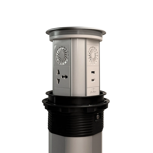 Automatic Pop Up (3x MF Socket + USB + Type-C + Bluetooth + Speaker + Wireless Charging)