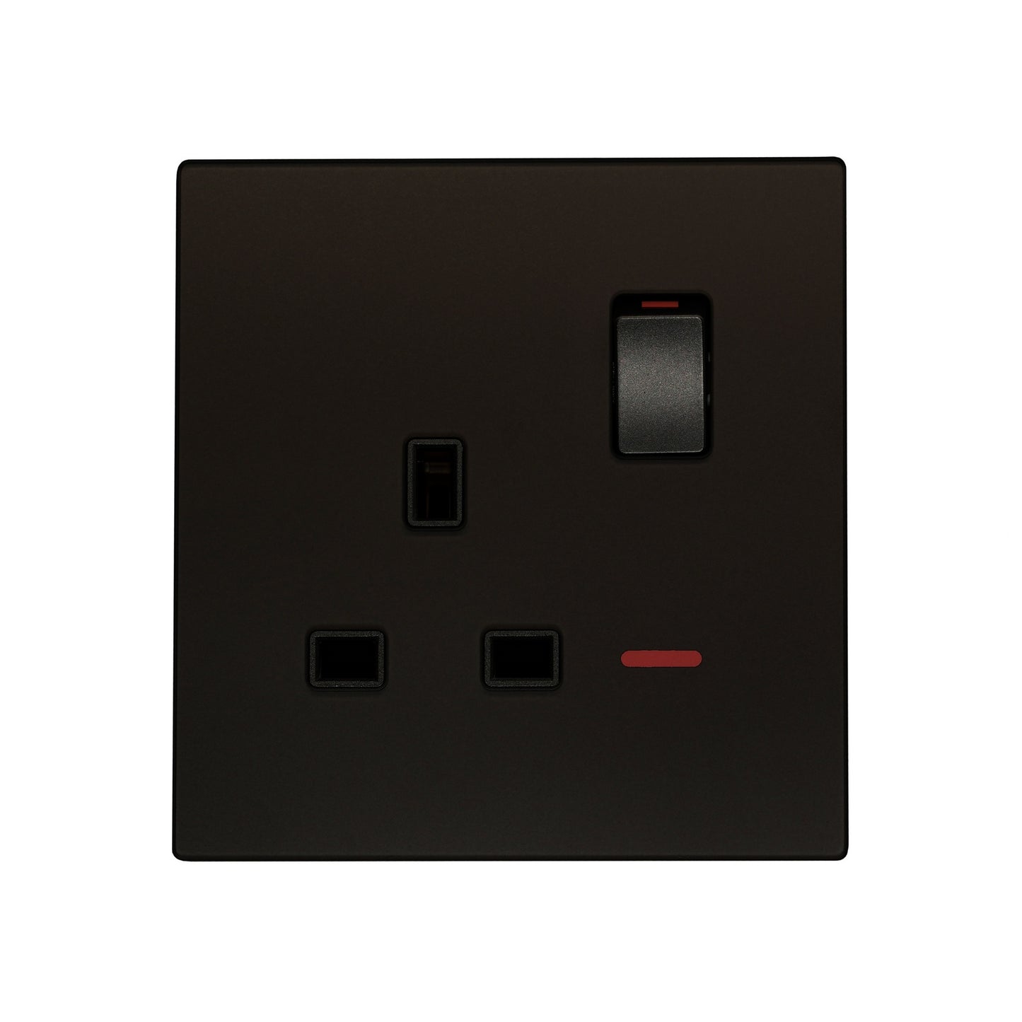 Single UK Socket 13A – Ultra Thin Acrylic Glass