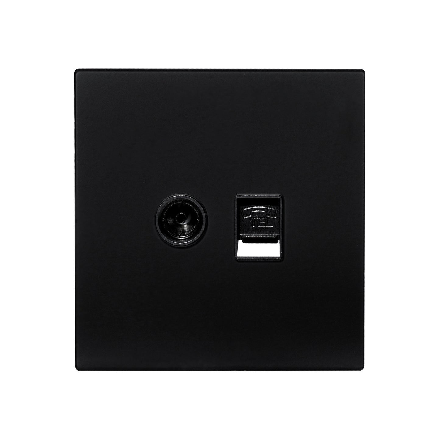 TV + Tel Socket – Ultra Thin Acrylic Glass