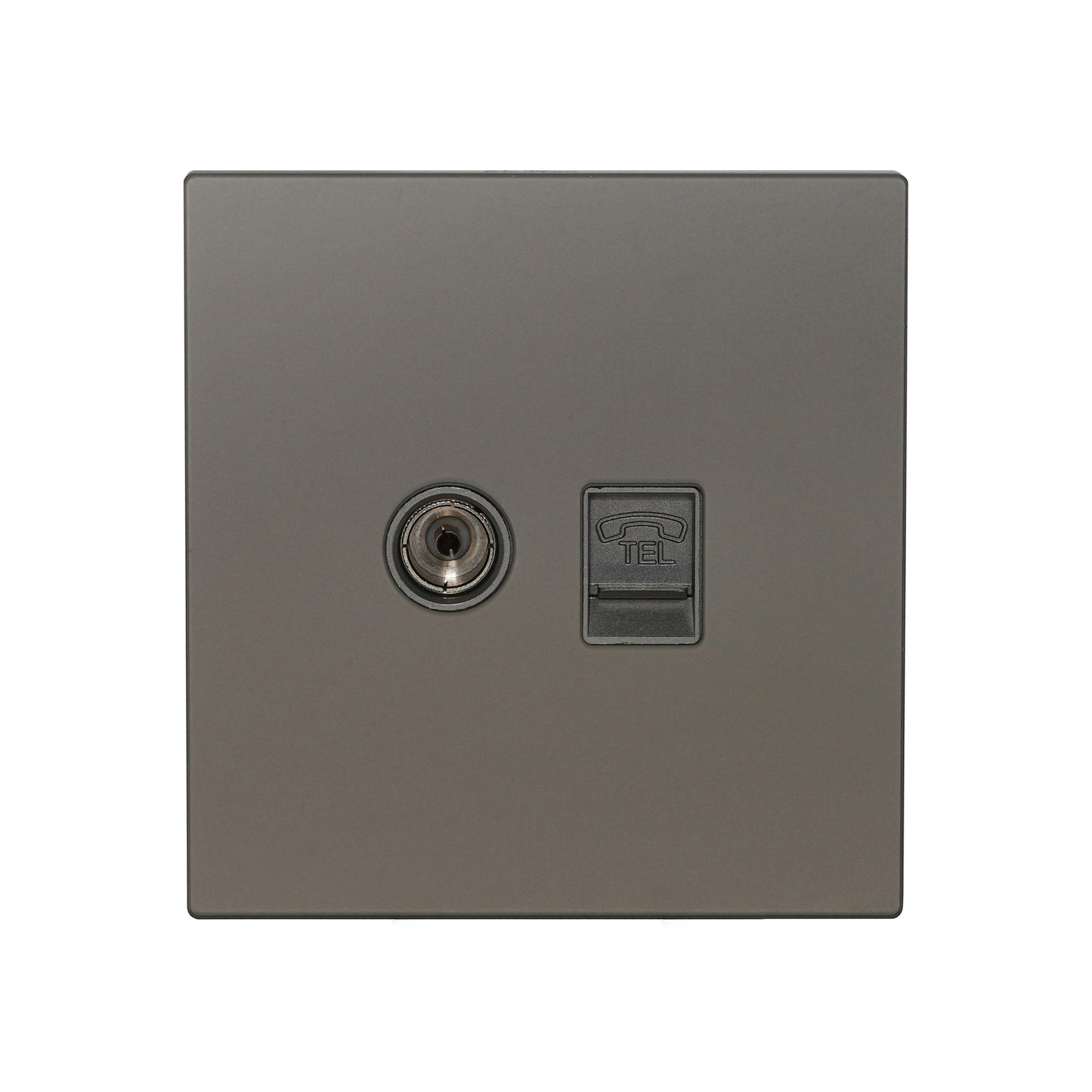TV + Tel Socket – Ultra Thin Acrylic Glass