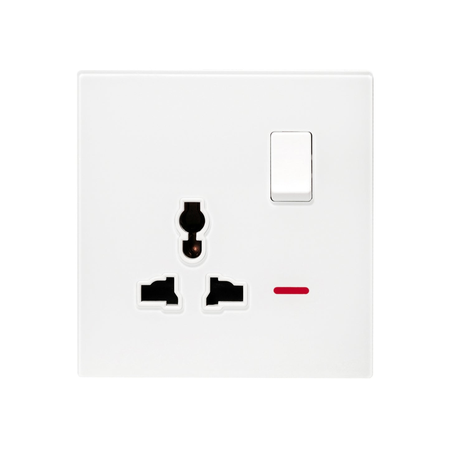 Single MF Socket 13A – Ultra Thin Acrylic Glass