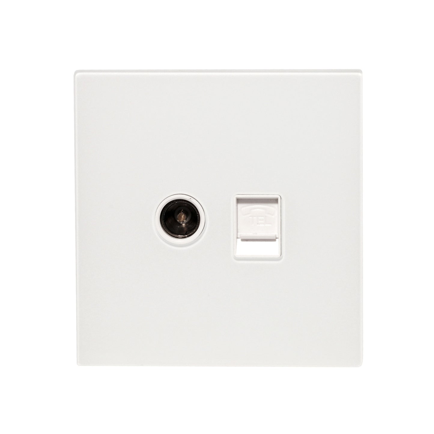 TV + Tel Socket – Ultra Thin Acrylic Glass