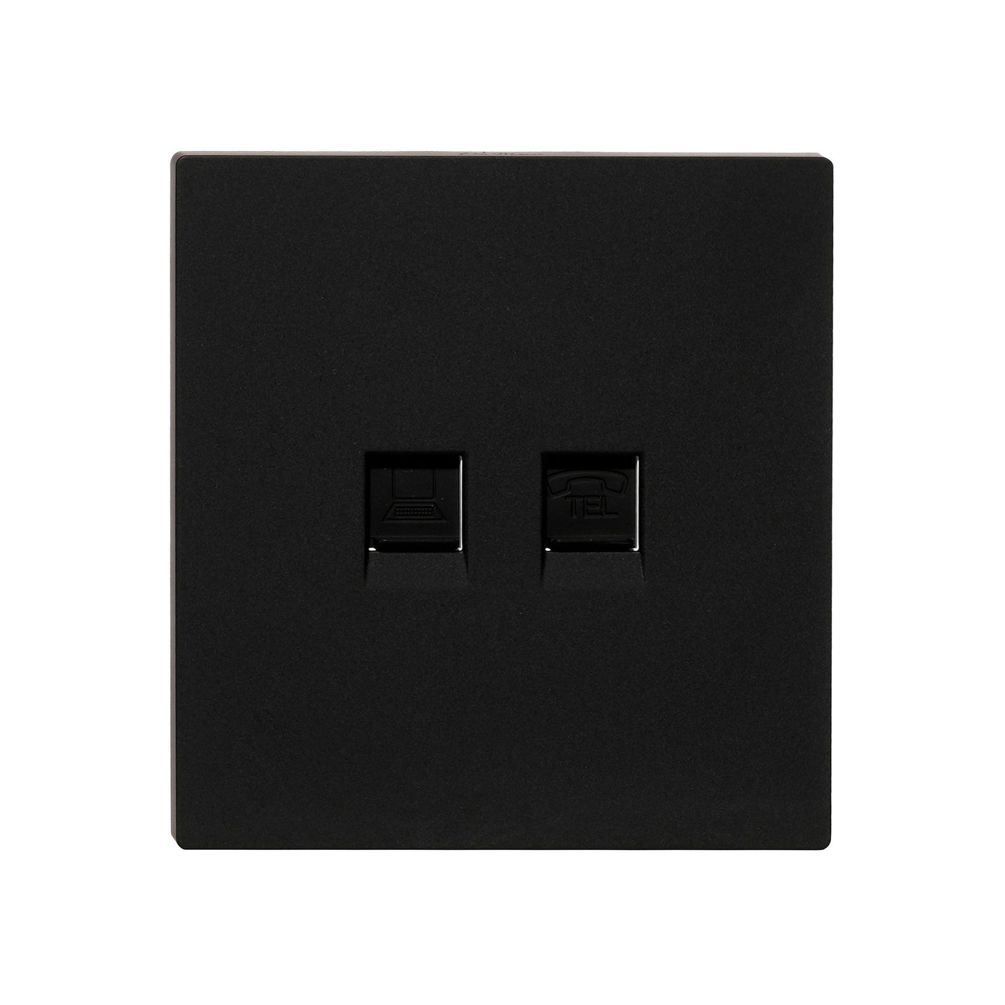 Computer + Tel Socket – (RJ45/CAT6) / RJ11 – Ultra Thin Plastic