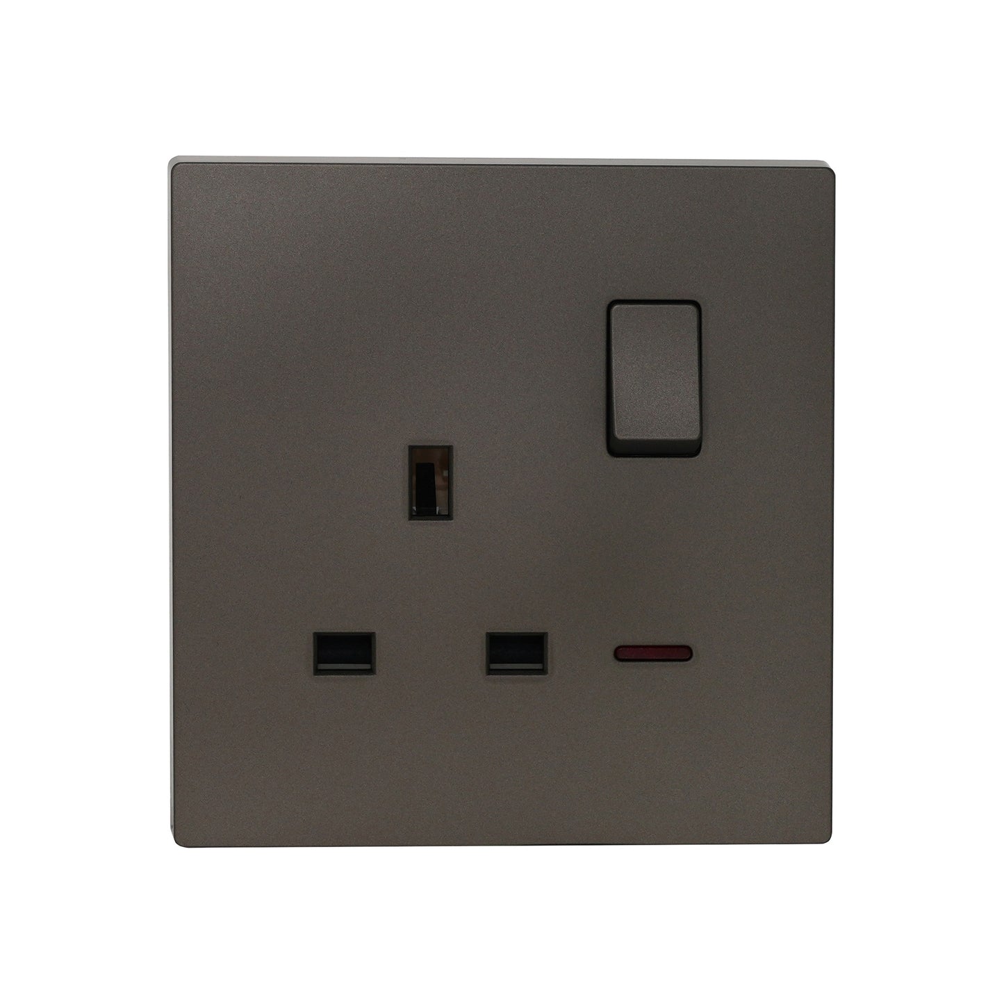 Single UK Socket 13A – Ultra Thin Plastic