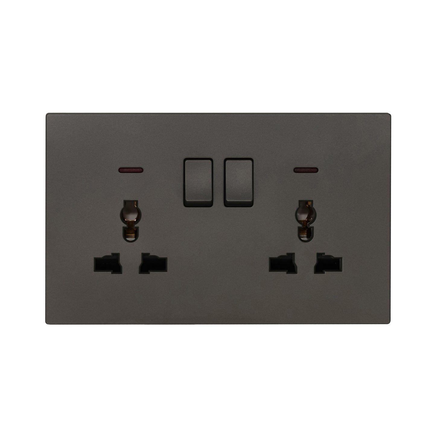 Double MF Socket 13A – Ultra Thin Plastic