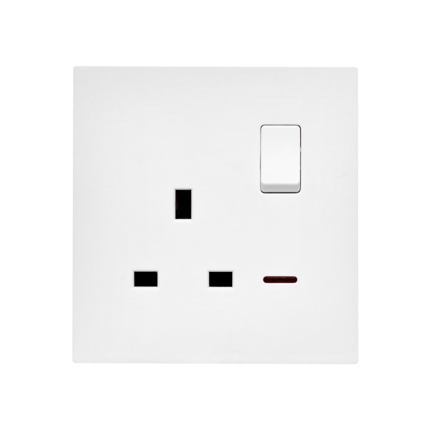 Single UK Socket 13A – Ultra Thin Plastic