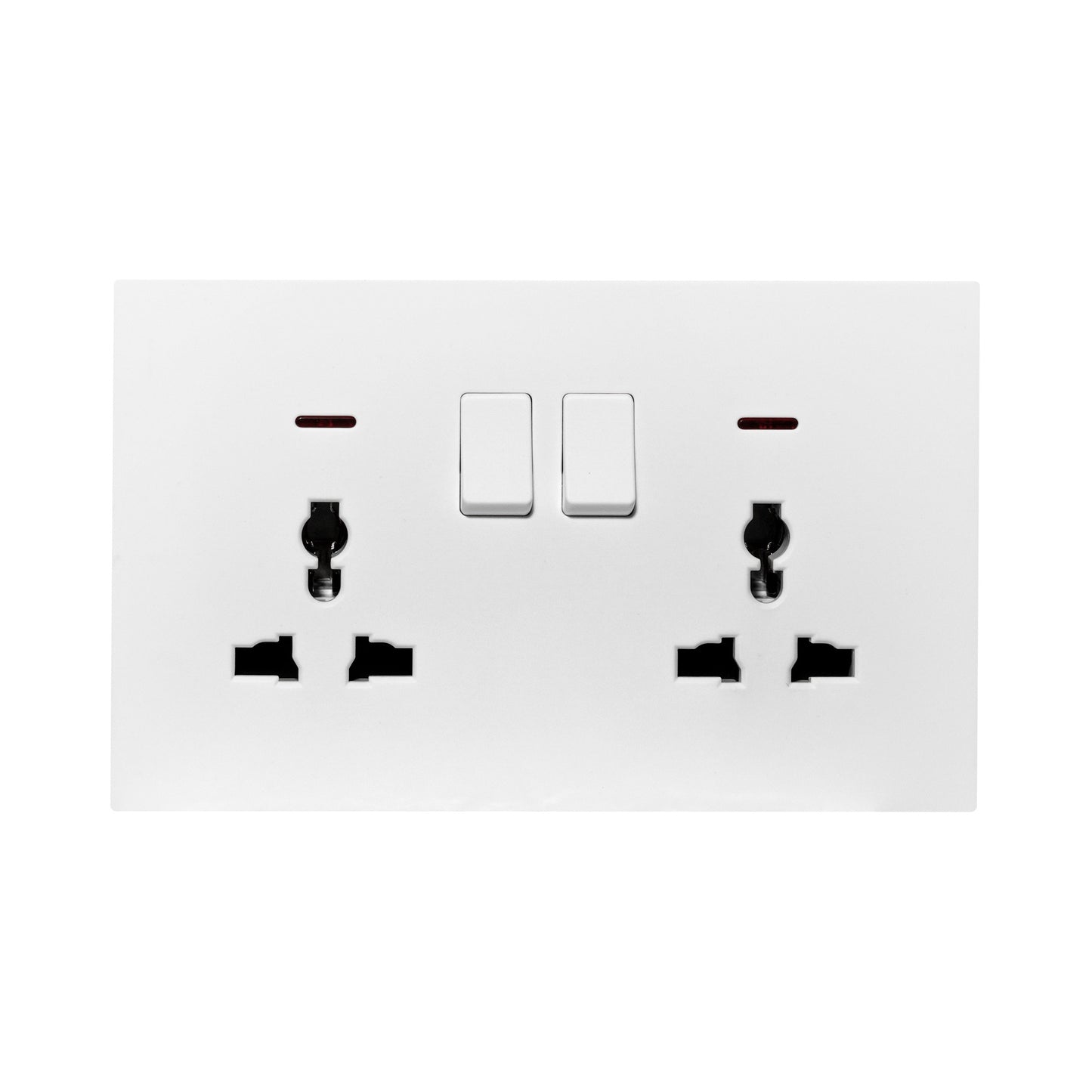 Double MF Socket 13A – Ultra Thin Plastic