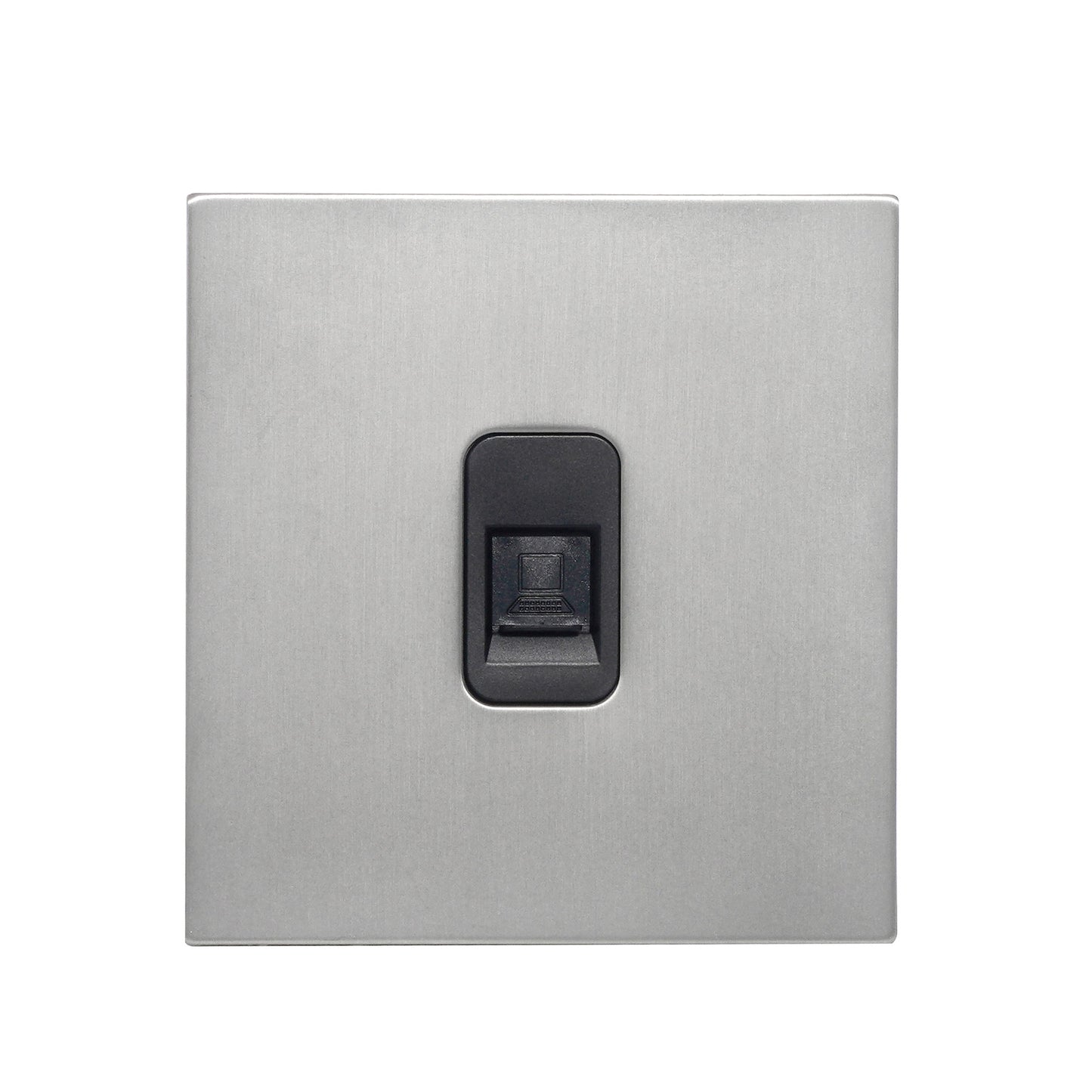 Computer Socket – (RJ45/CAT6) – Stainless Steel