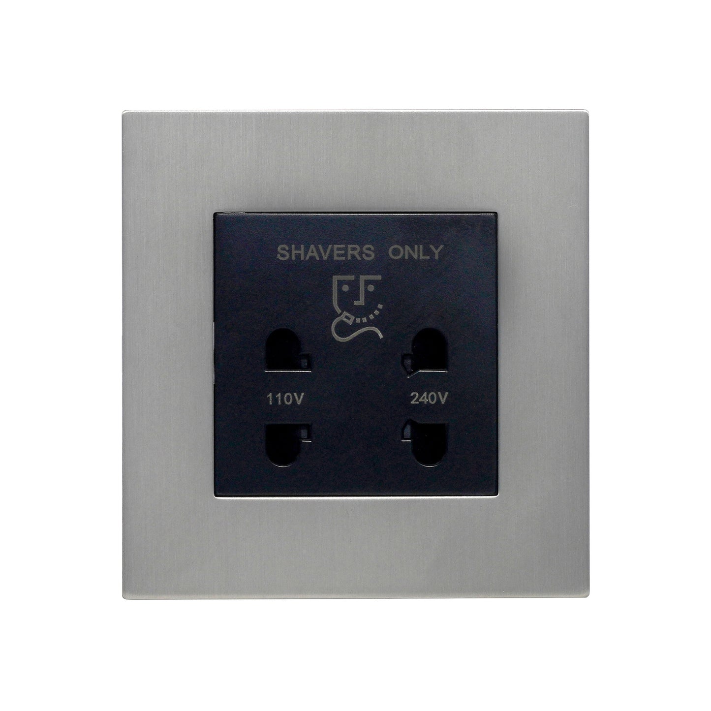 Shaver Socket – Stainless Steel