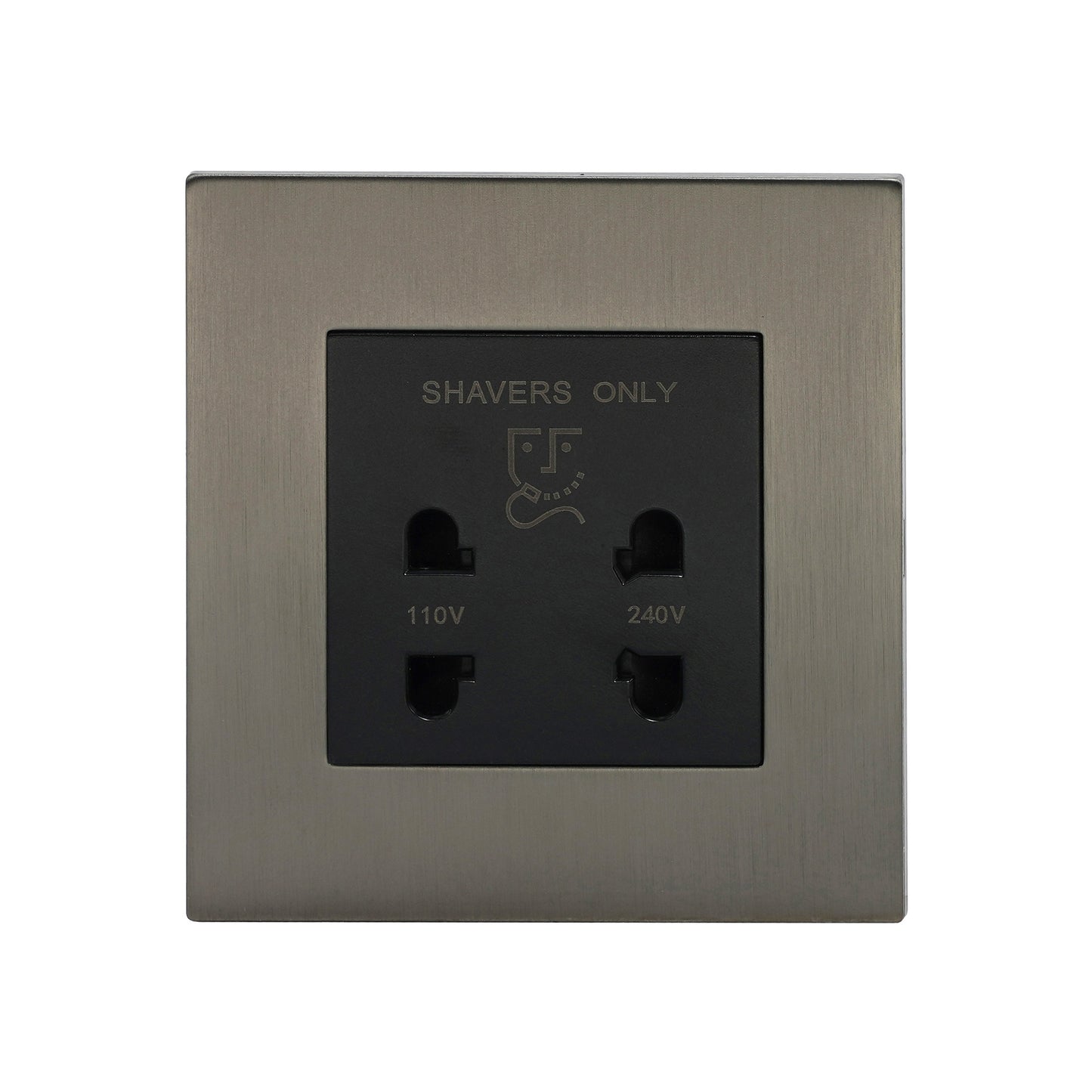 Shaver Socket – Stainless Steel