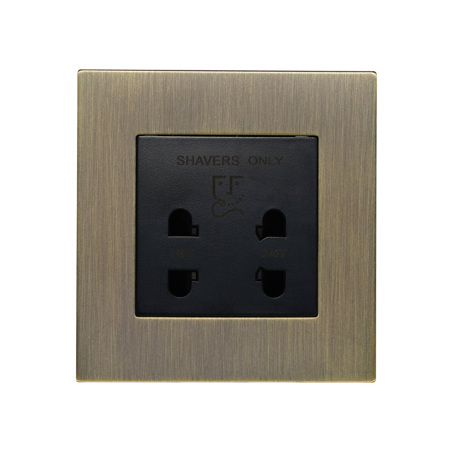 Shaver Socket – Stainless Steel