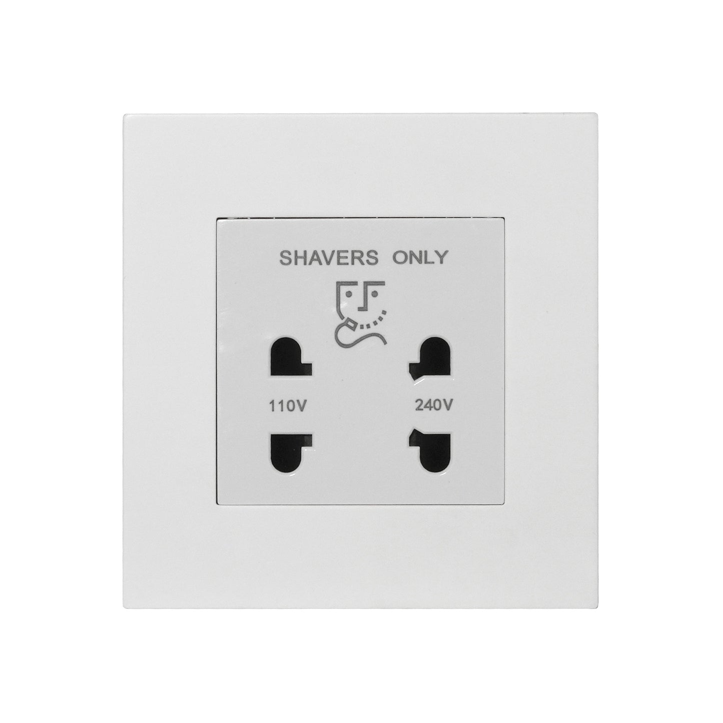 Shaver Socket – Stainless Steel