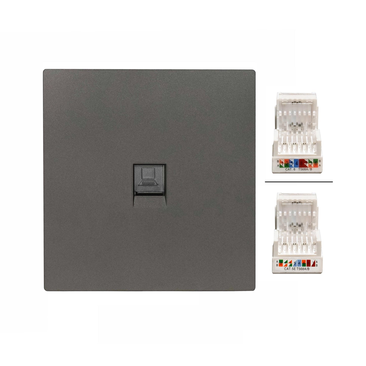 Computer Socket – (RJ45/CAT6) – Ultra Thin Plastic