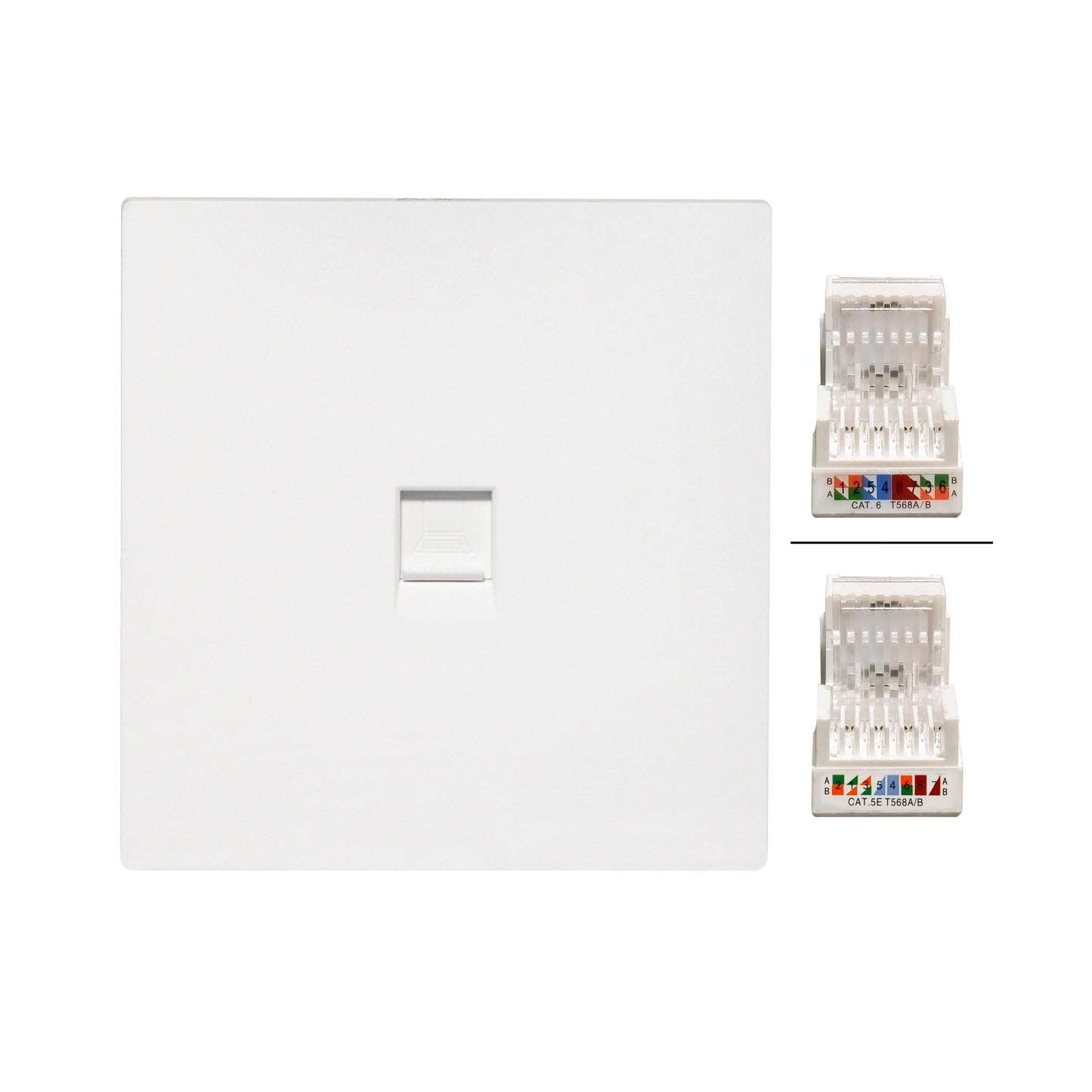 Computer Socket – (RJ45/CAT6) – Ultra Thin Plastic