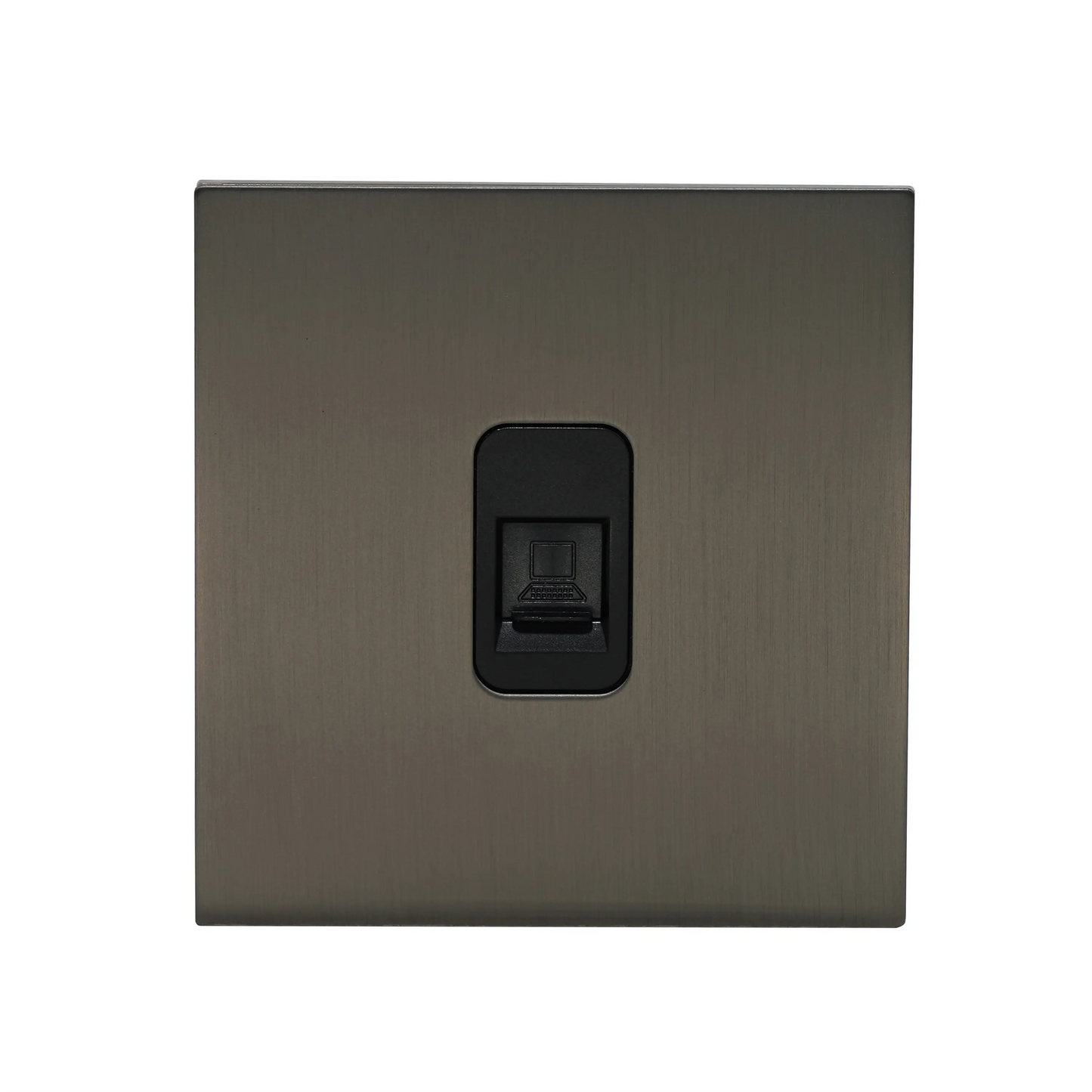Computer Socket – (RJ45/CAT6) – Stainless Steel