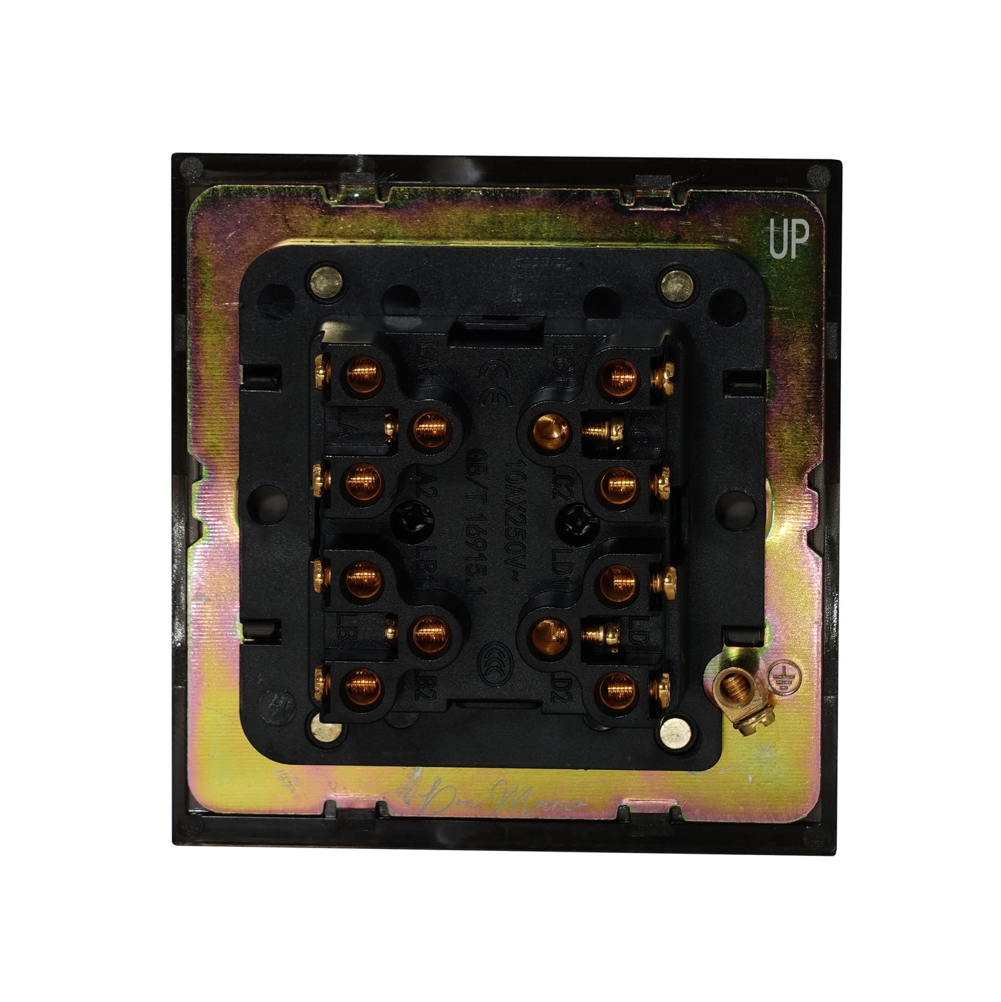 4 Gang 2 Way Switch (86) – Rocker Button – Stainless Steel