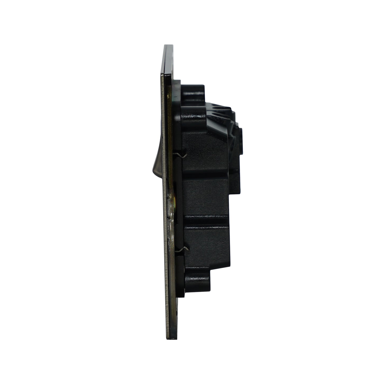 Single UK Socket 13A – On/Off – Stainless Steel