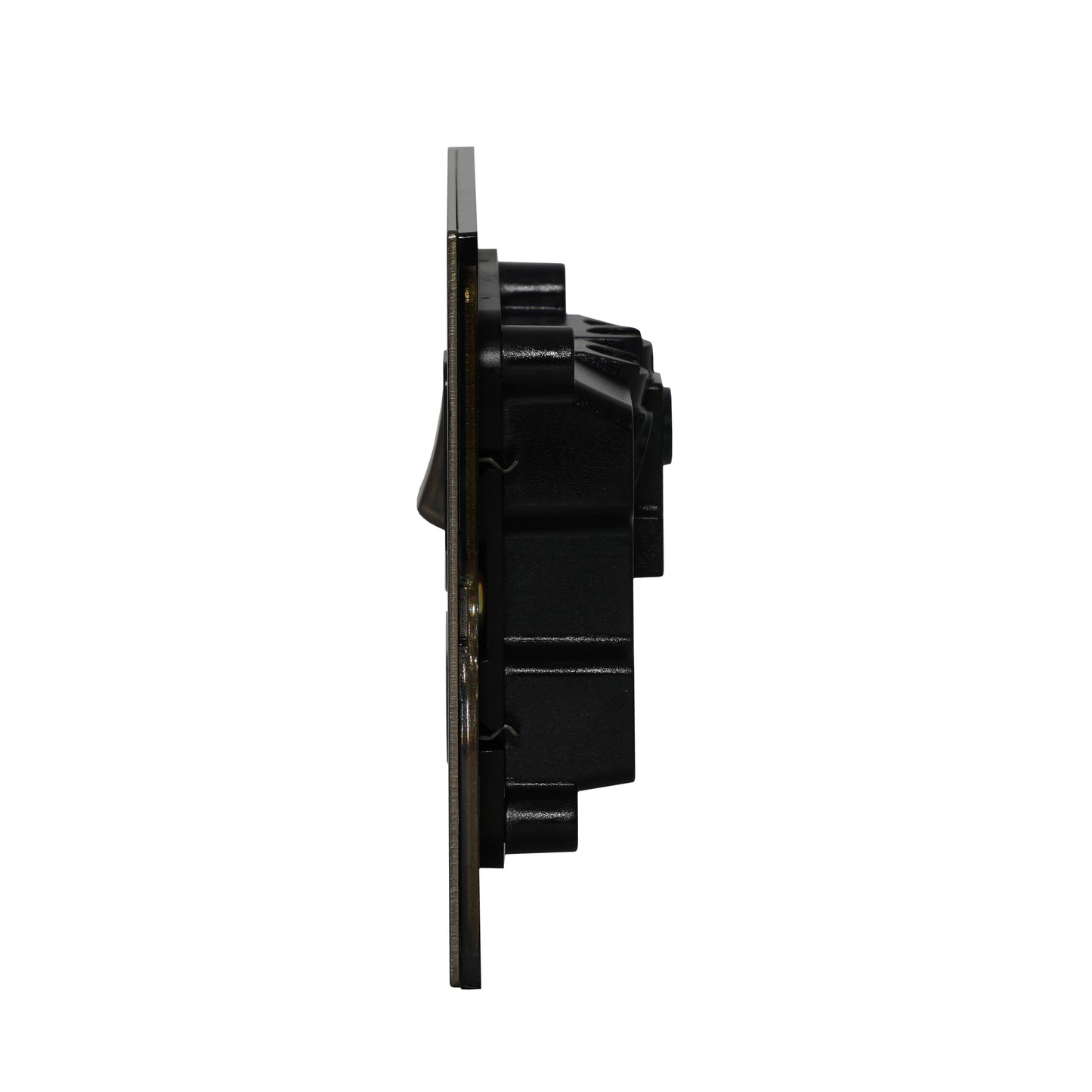 Single UK Socket 13A – On/Off – Stainless Steel
