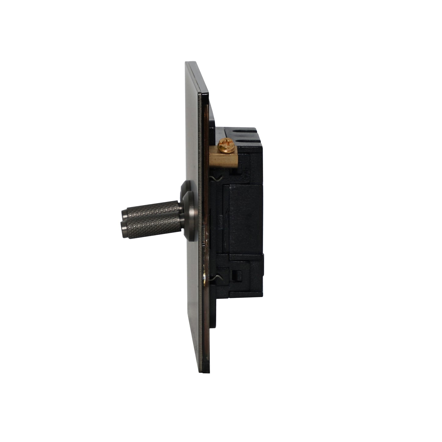 2 Gang 2 Way Switch – Knurled Toggle – Stainless Steel / Copper