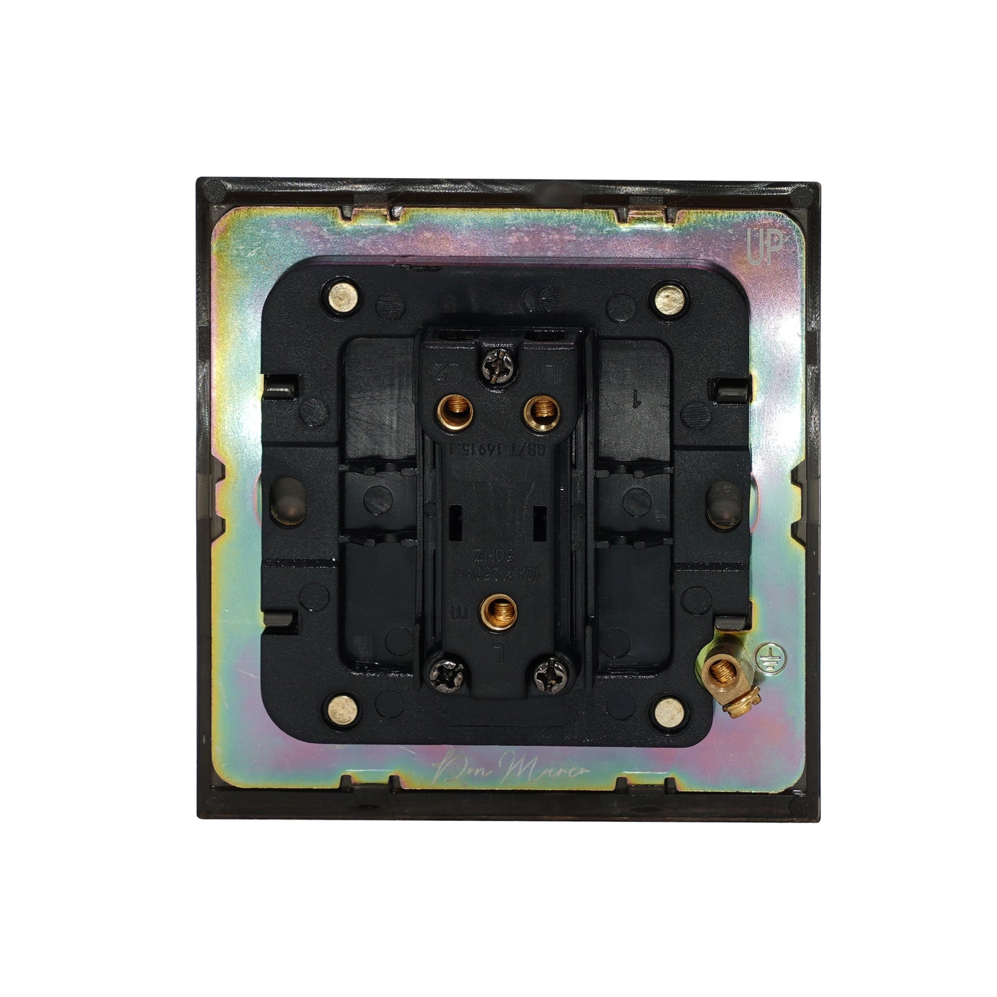1 Gang 2 Way Switch – Rocker Button – Stainless Steel