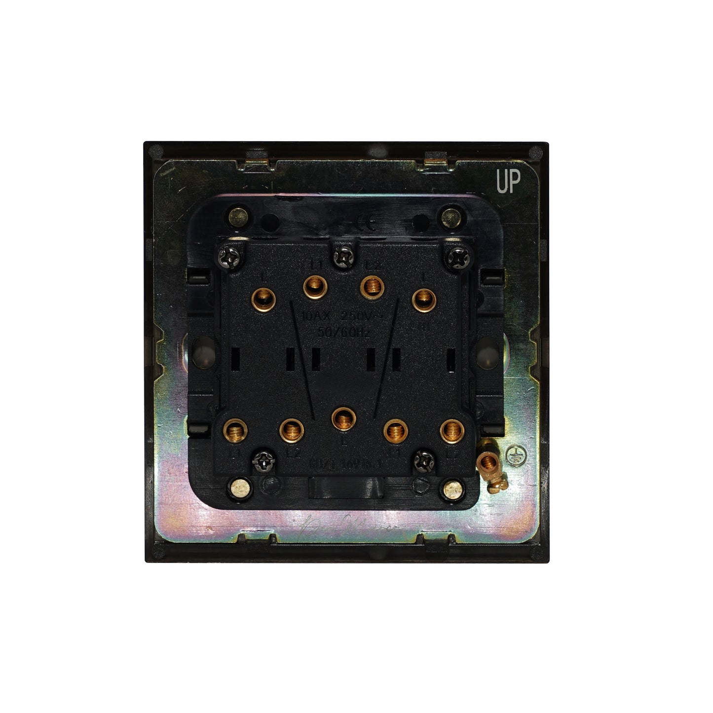 3 Gang 2 Way Switch – Rocker Button – Stainless Steel