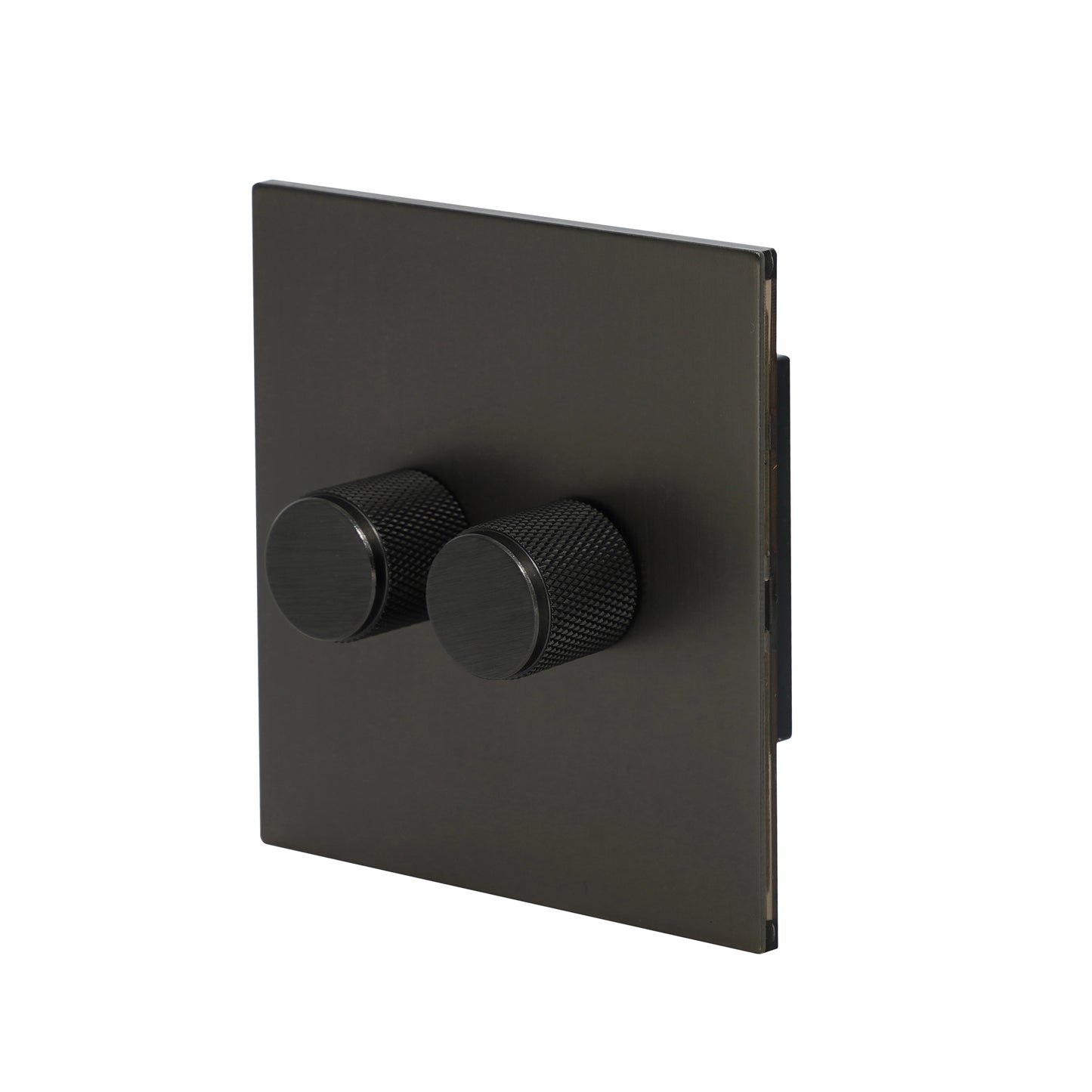 Double Light Dimmer – 2 x 500W Each – Stainless Steel