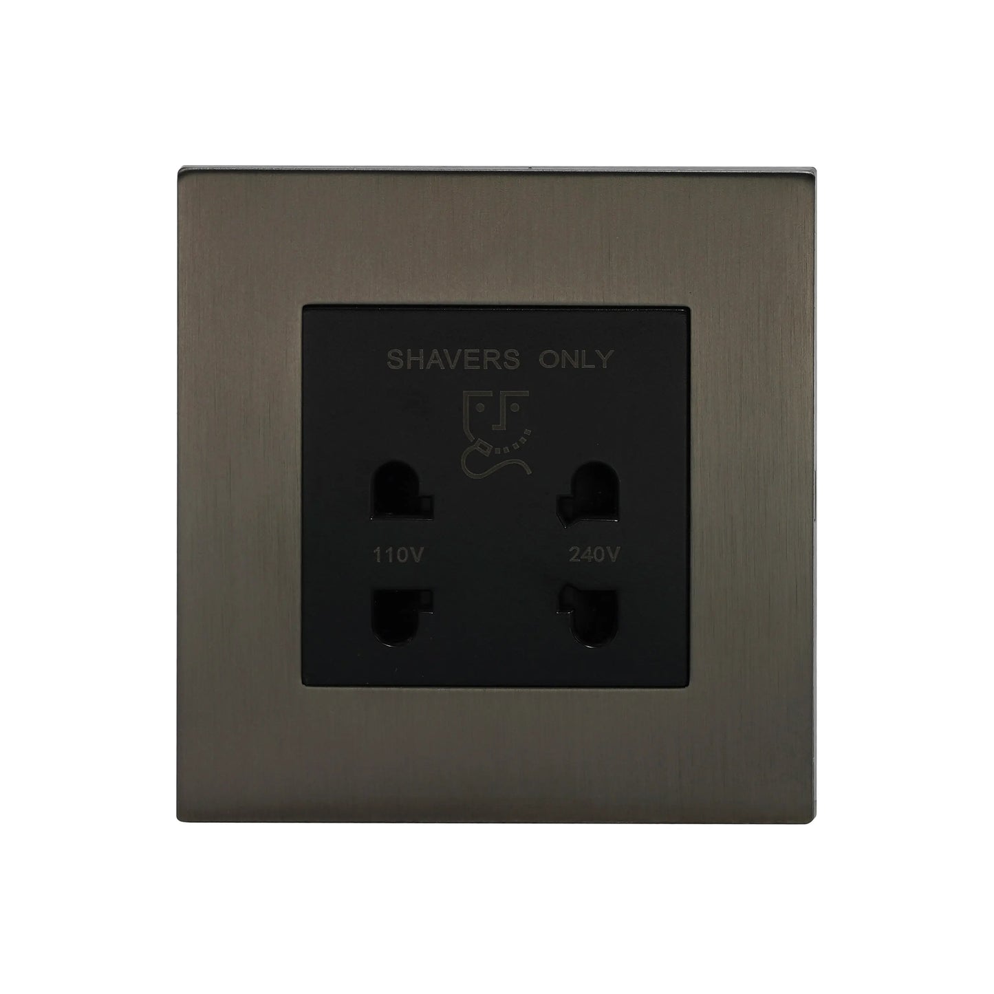 Shaver Socket – Stainless Steel