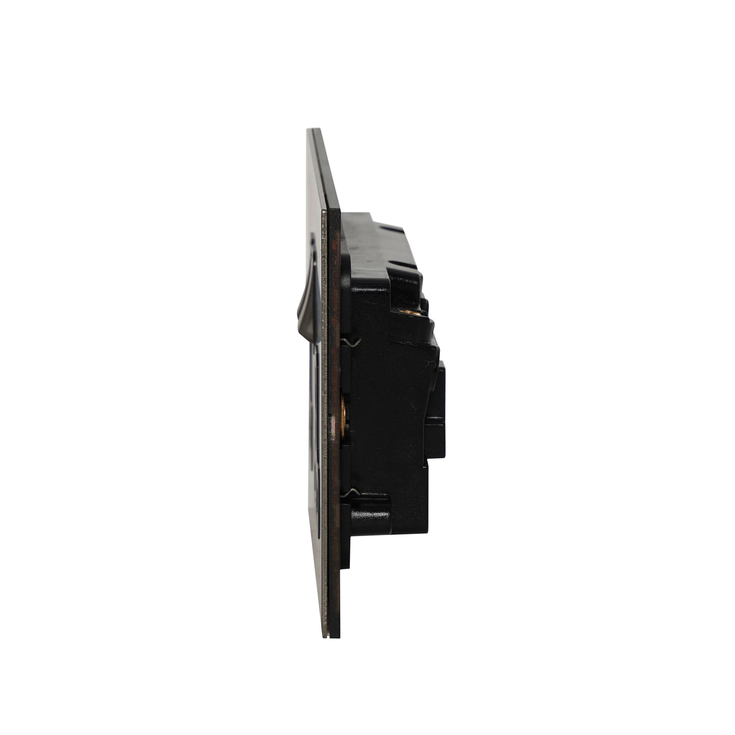 Double MF Socket 13A – On/Off – Stainless Steel