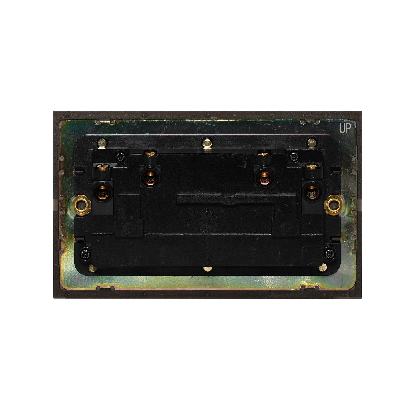 Double MF Socket 13A – On/Off – Stainless Steel