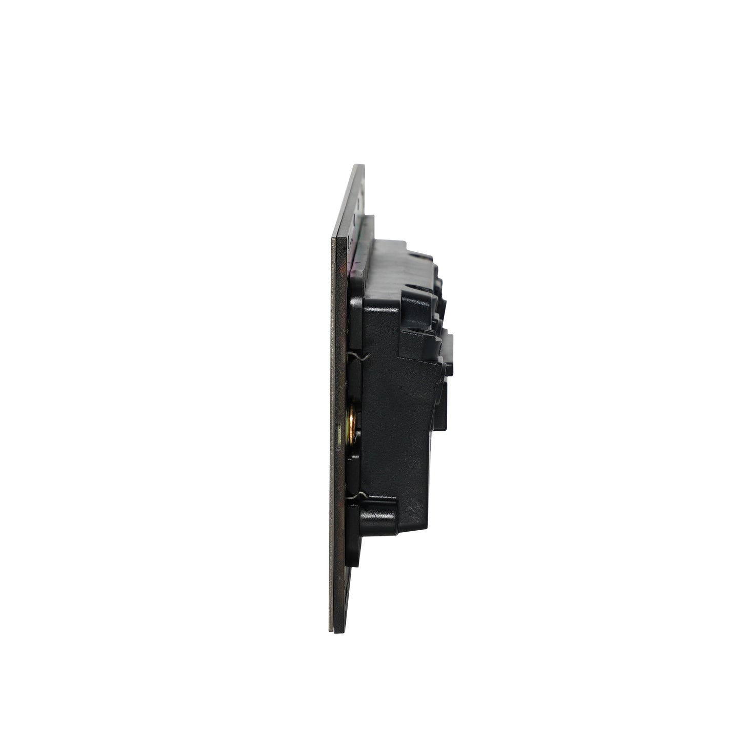 Double UK Socket 13A – On/Off – Stainless Steel