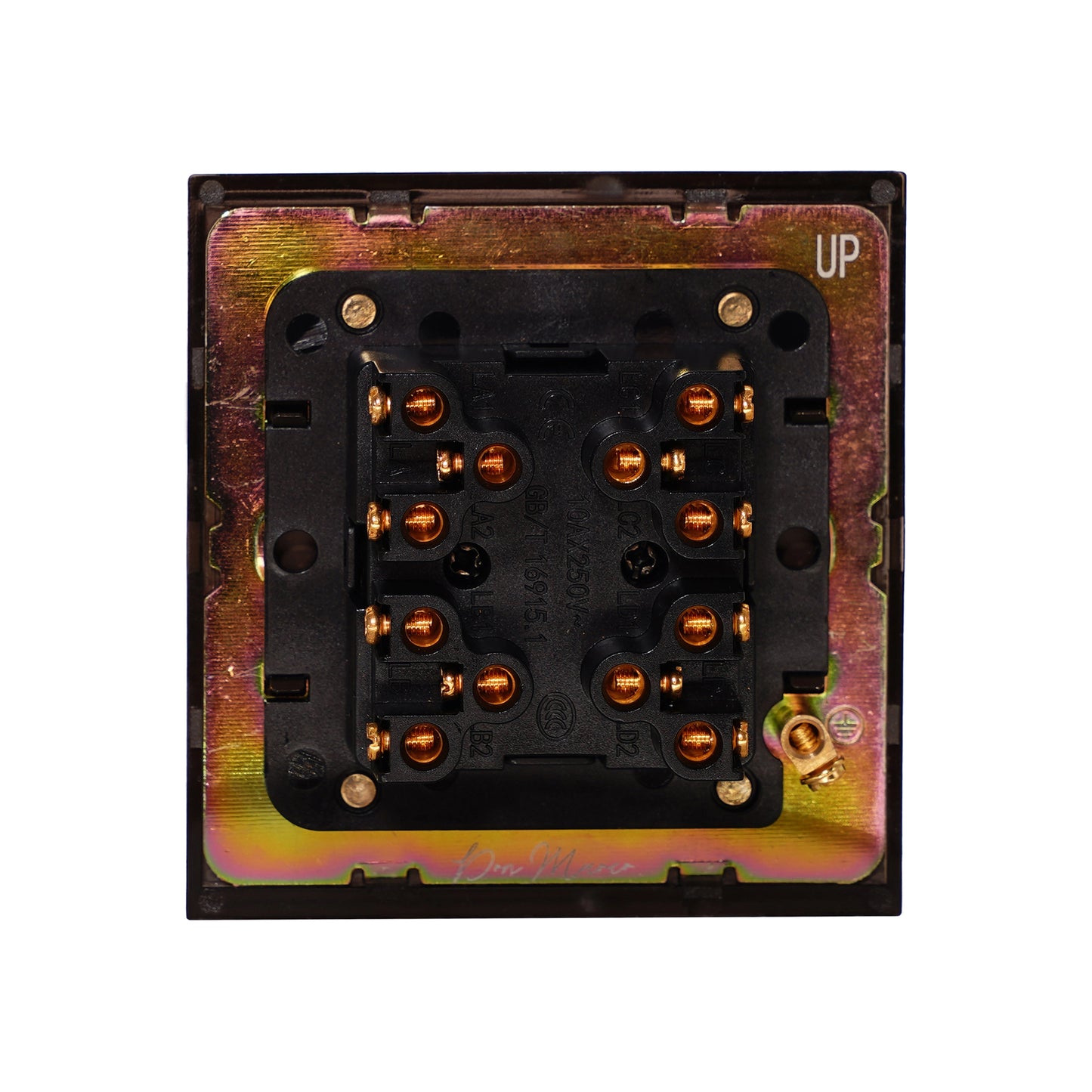 4 Gang 2 Way Switch (86) – Rocker Button – Stainless Steel