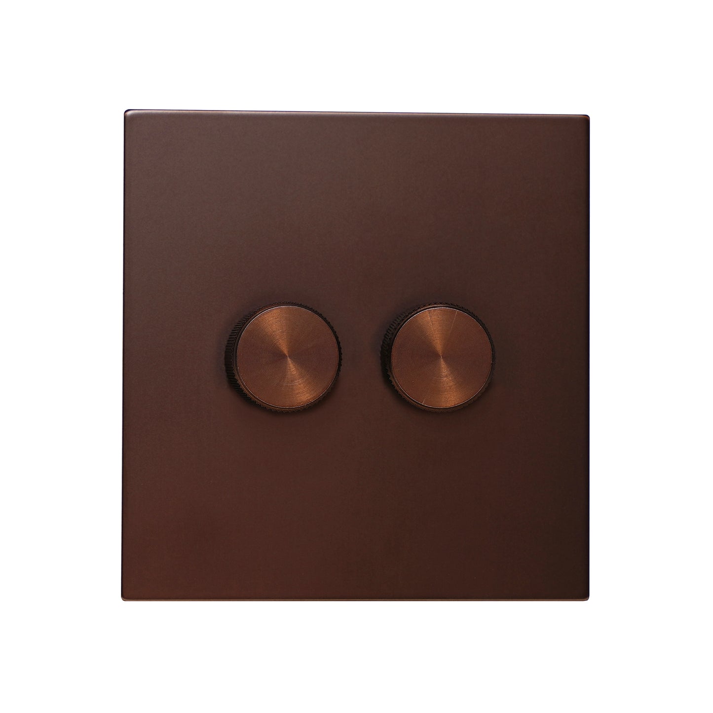 Double Light Dimmer – 2 x 500W Each – Stainless Steel