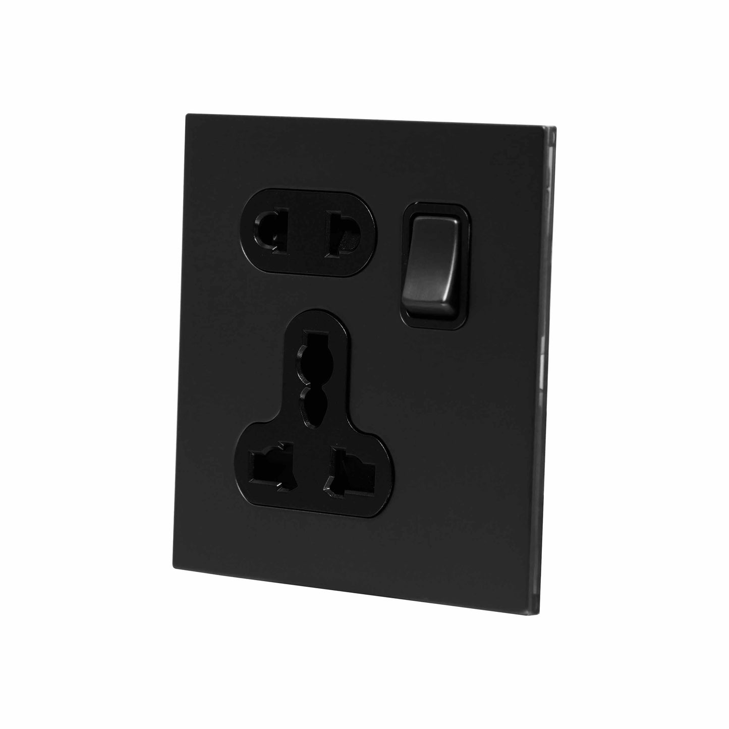 Single 5-Pin Socket 13A – On/Off – Stainless Steel
