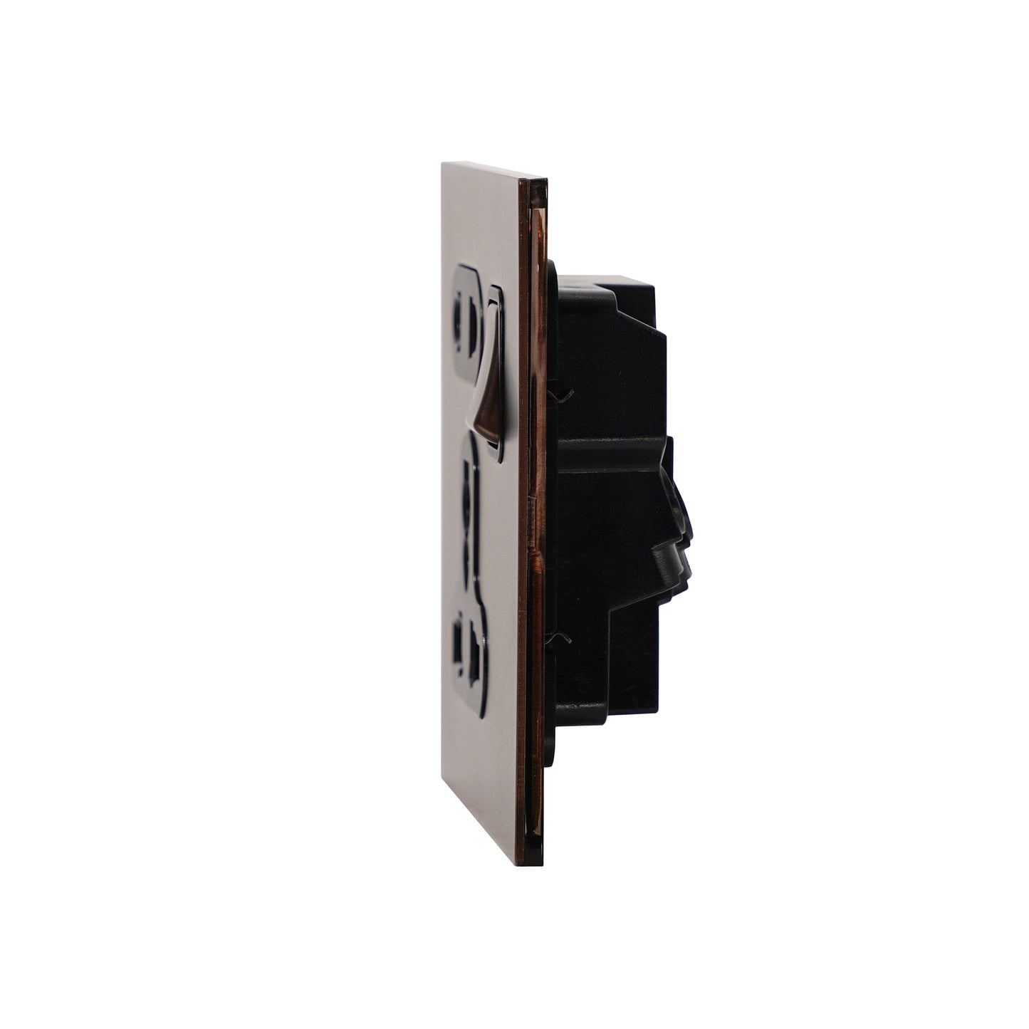 Single 5-Pin Socket 13A – On/Off – Stainless Steel