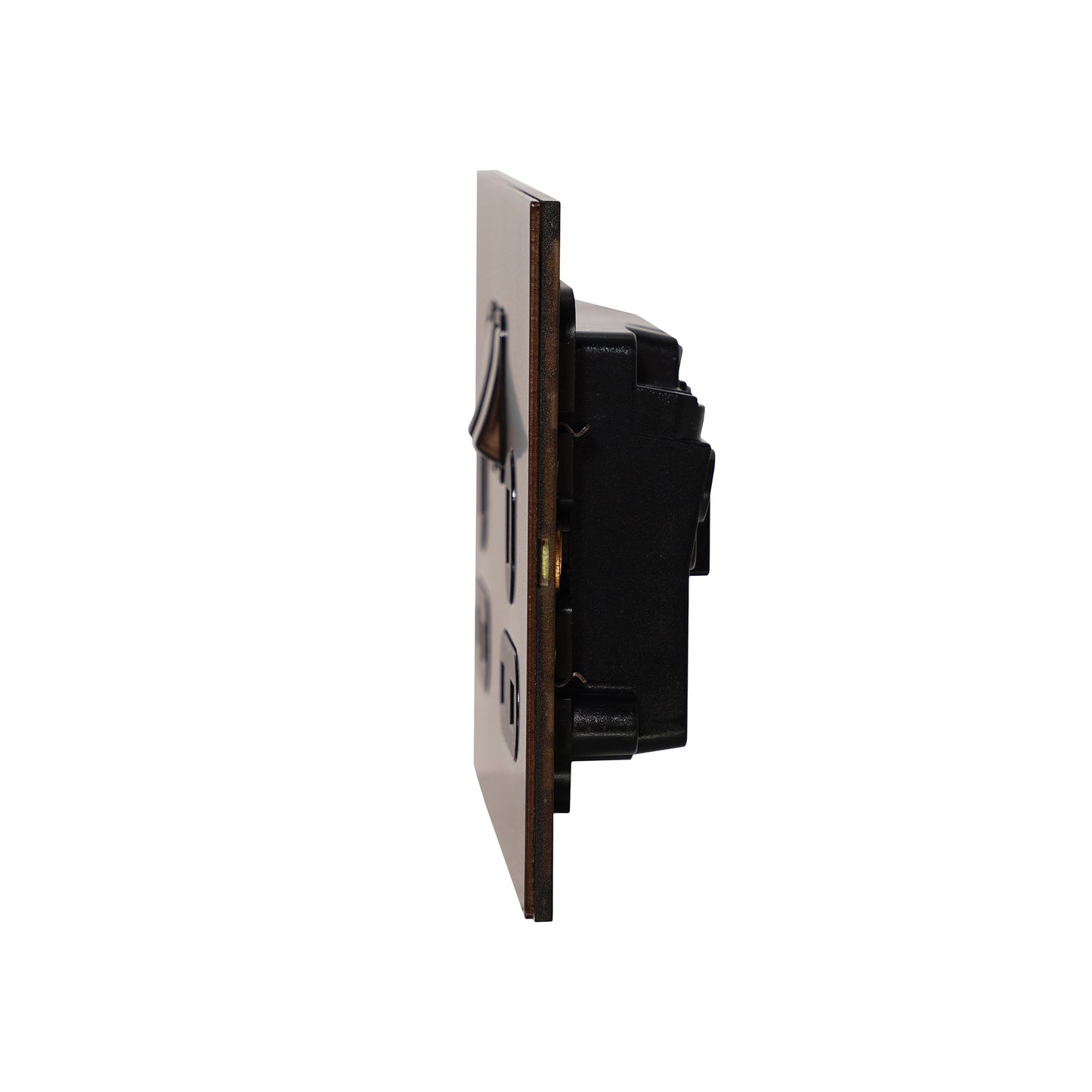 Double UK Socket 13A – On/Off – Stainless Steel