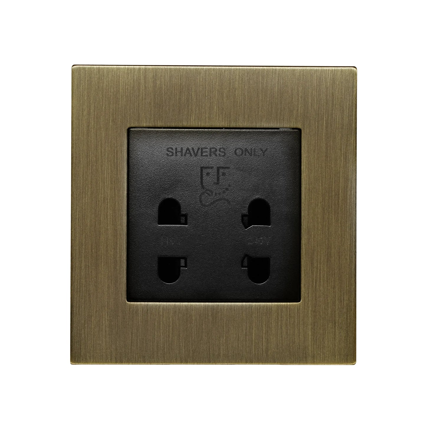 Shaver Socket – Stainless Steel
