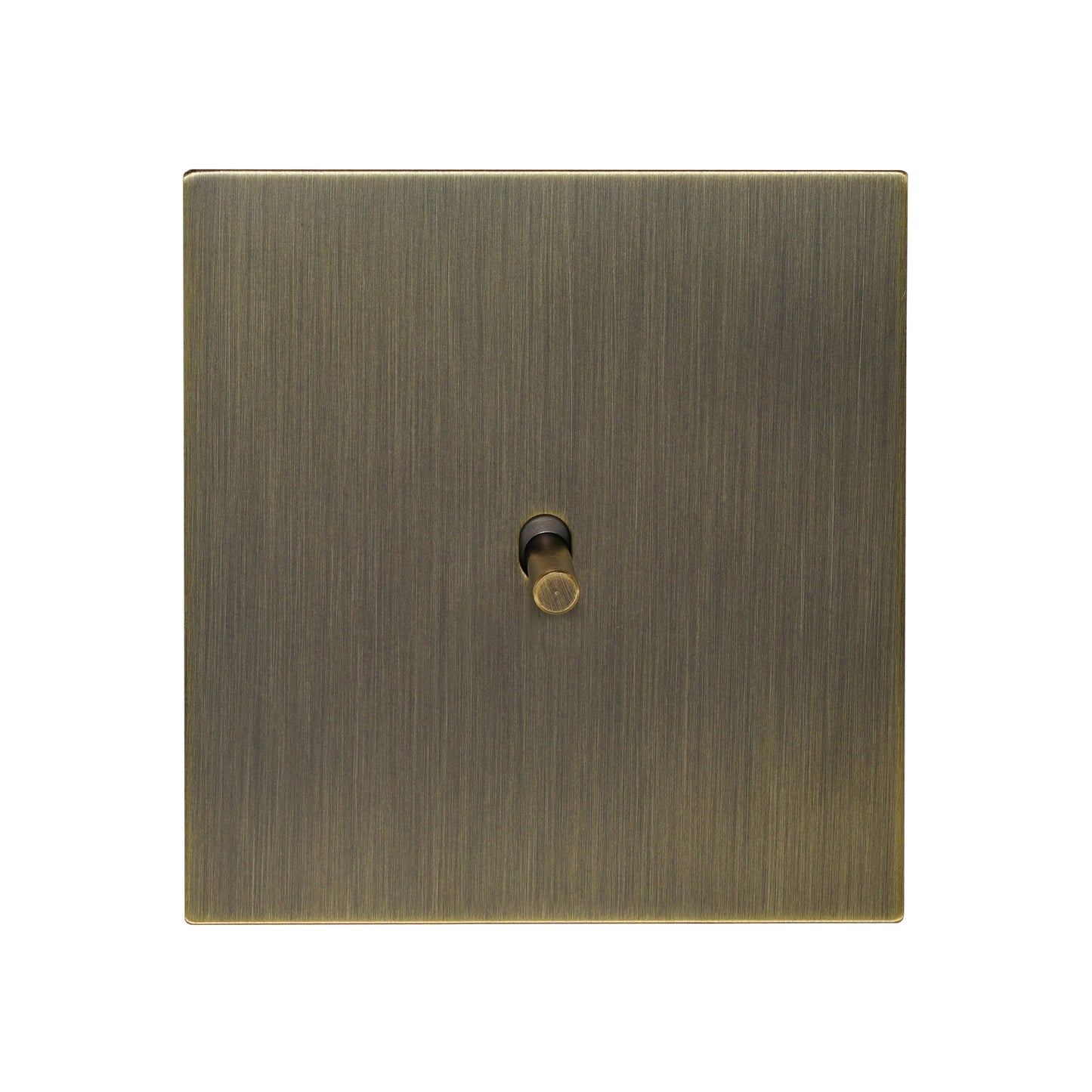 Door Bell Switch - Plain Toggle - Stainless Steel / Copper