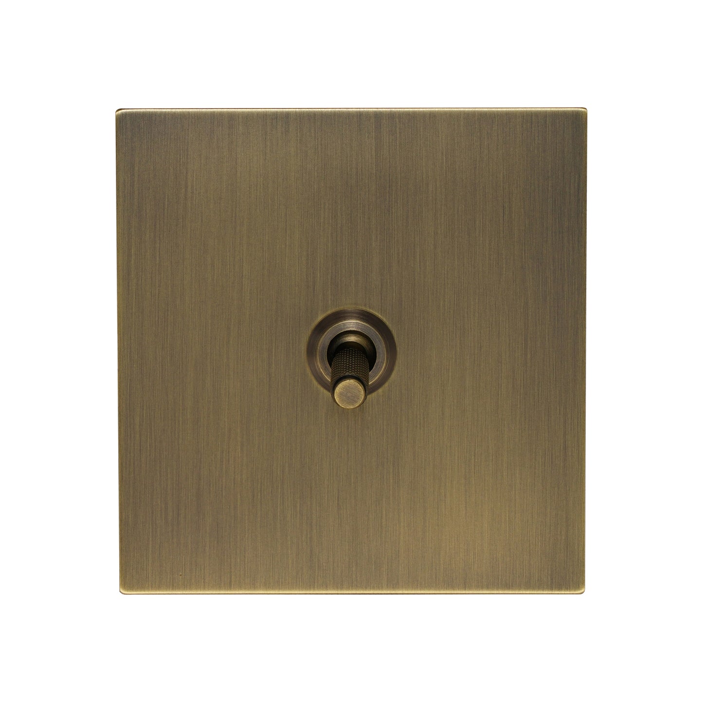 Door Bell Switch – Knurled Toggle – Stainless Steel / Copper