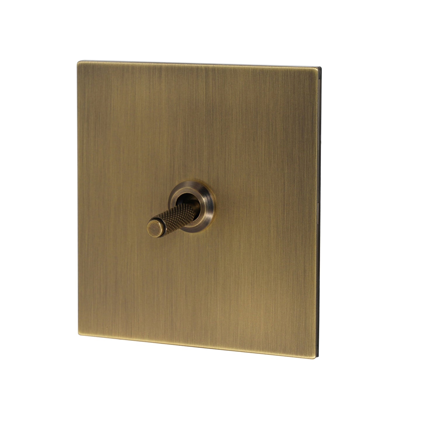 Door Bell Switch – Knurled Toggle – Stainless Steel / Copper