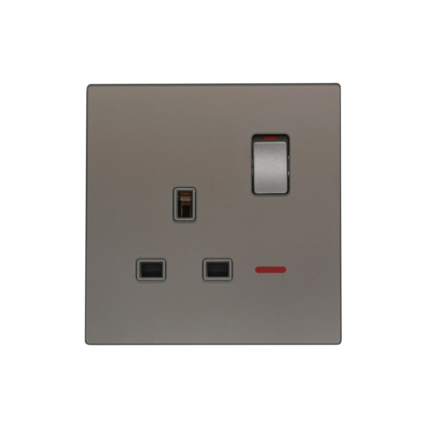 Single UK Socket 13A – Ultra Thin Acrylic Glass
