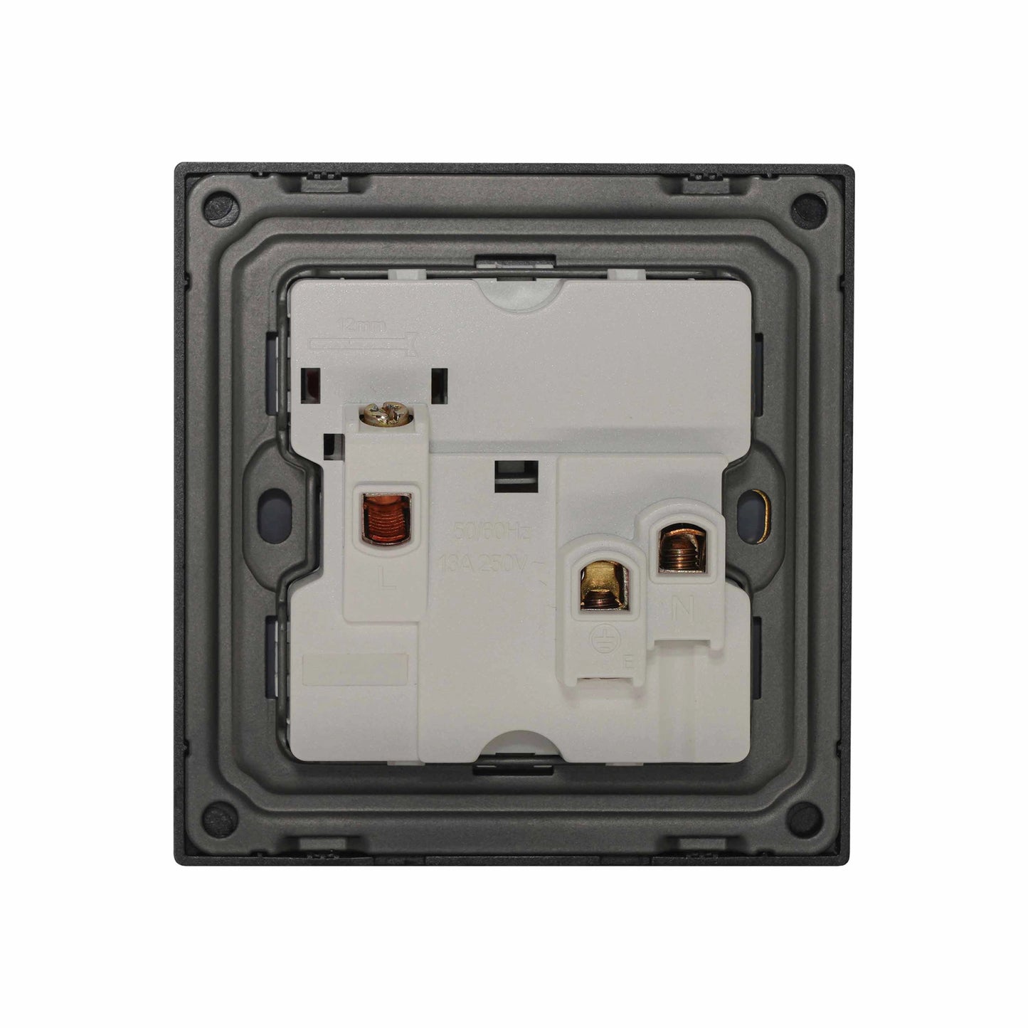Single MF Socket 13A – Ultra Thin Acrylic Glass