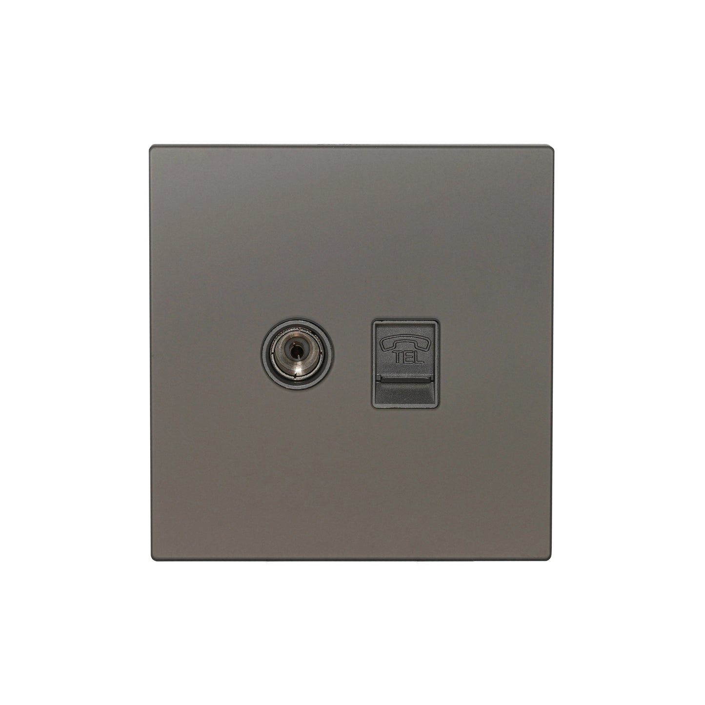 TV + Tel Socket – Ultra Thin Acrylic Glass