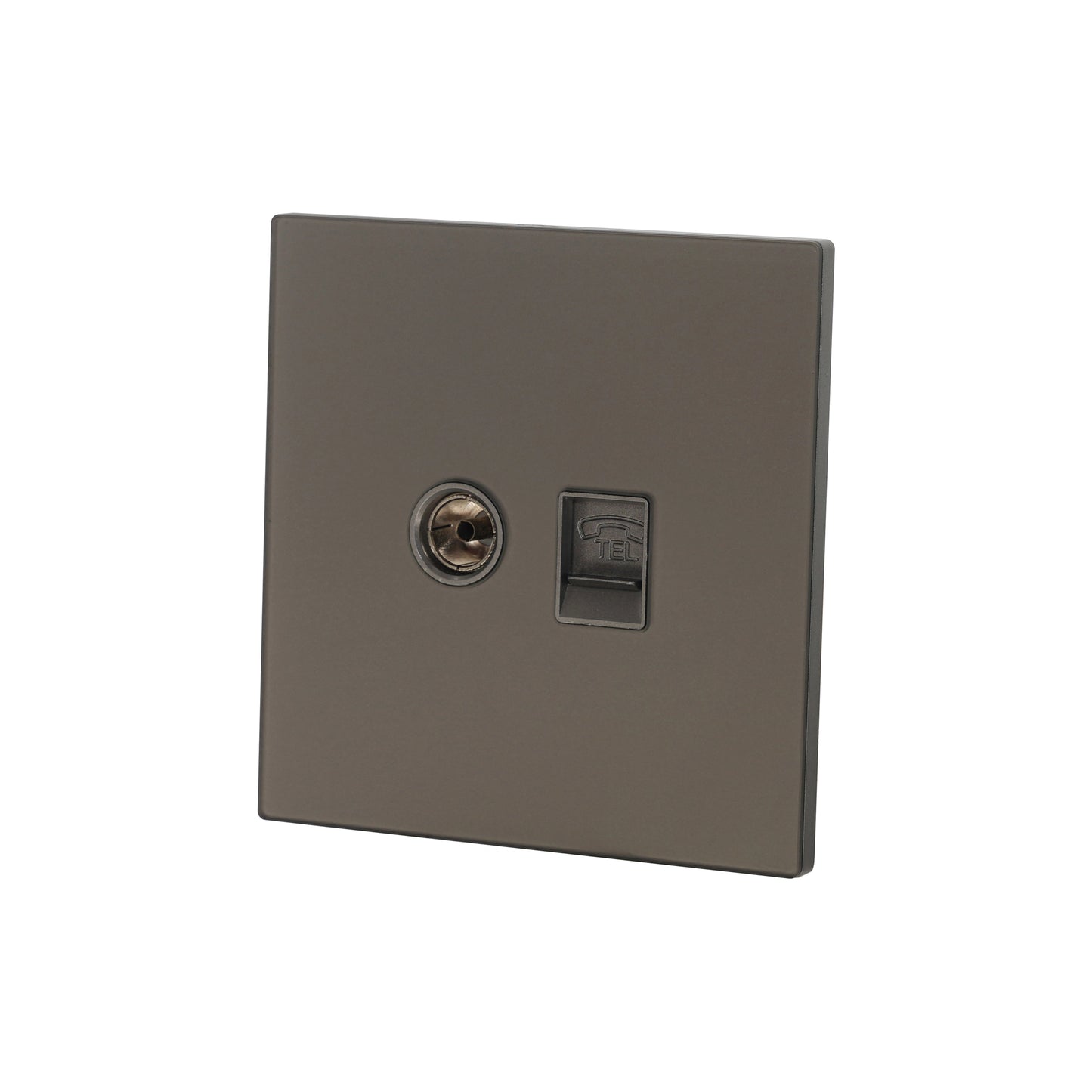 TV + Tel Socket – Ultra Thin Acrylic Glass