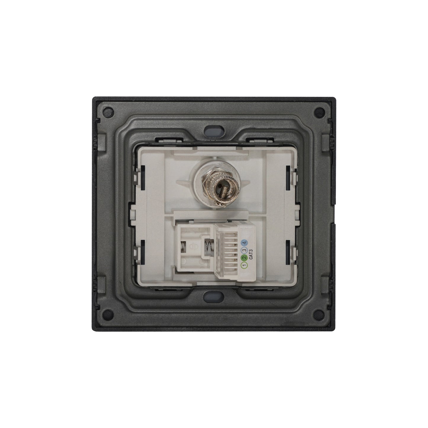 TV + Tel Socket – Ultra Thin Acrylic Glass