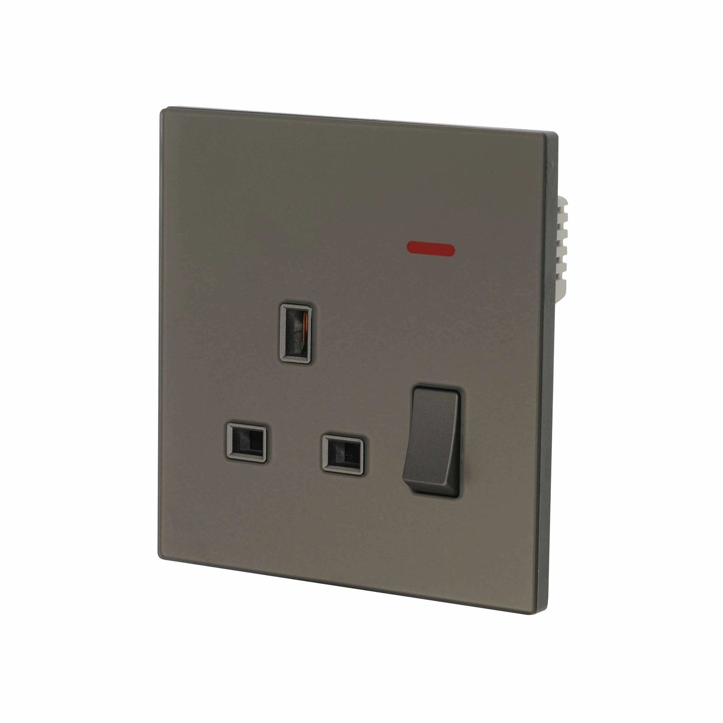 Single UK Socket 13A – Ultra Thin Acrylic Glass