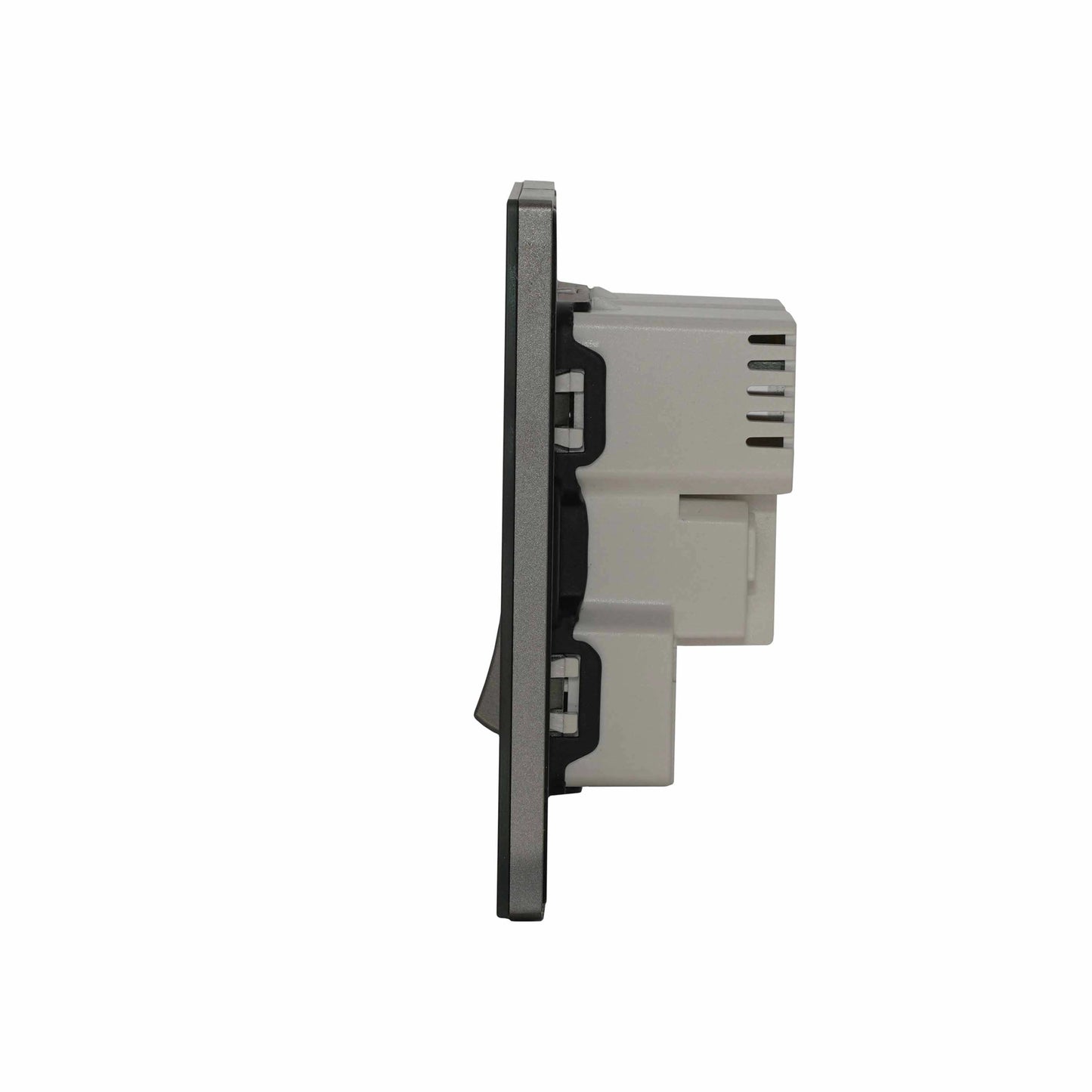 Single UK Socket 13A USB + Type-C (5V 2.1A) – Ultra Thin Acrylic Glass