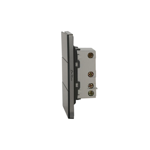 3 Gang 1 Way Switch – Ultra Thin Acrylic Glass