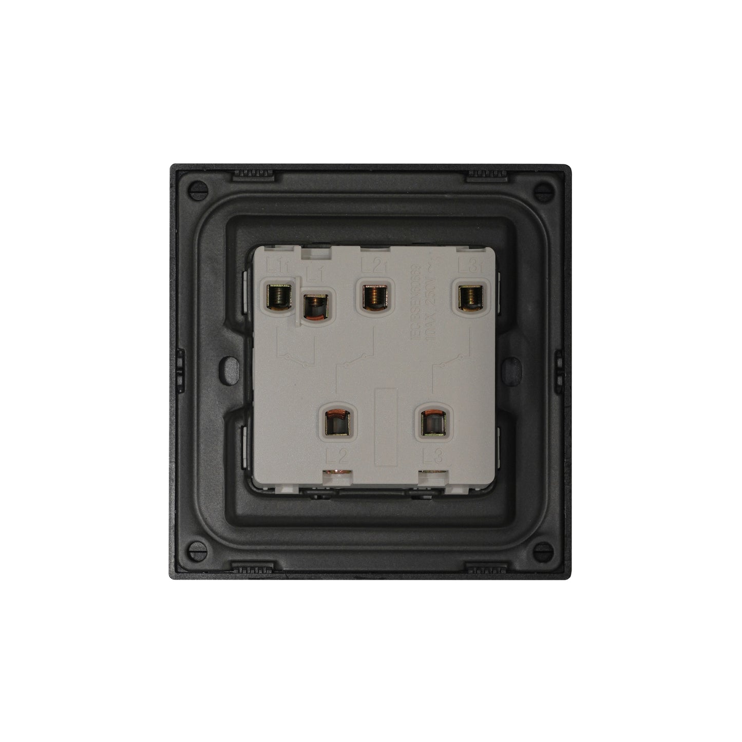 3 Gang 1 Way Switch – Ultra Thin Acrylic Glass