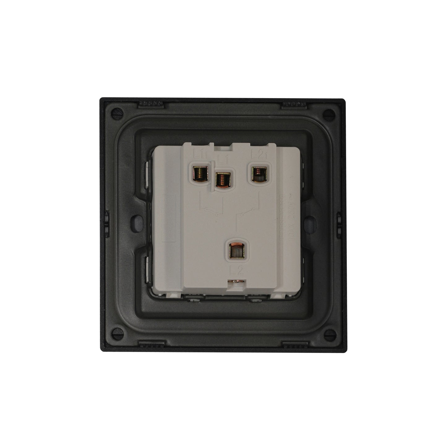 2 Gang 1 Way Momentary Switch – Ultra Thin Acrylic Glass