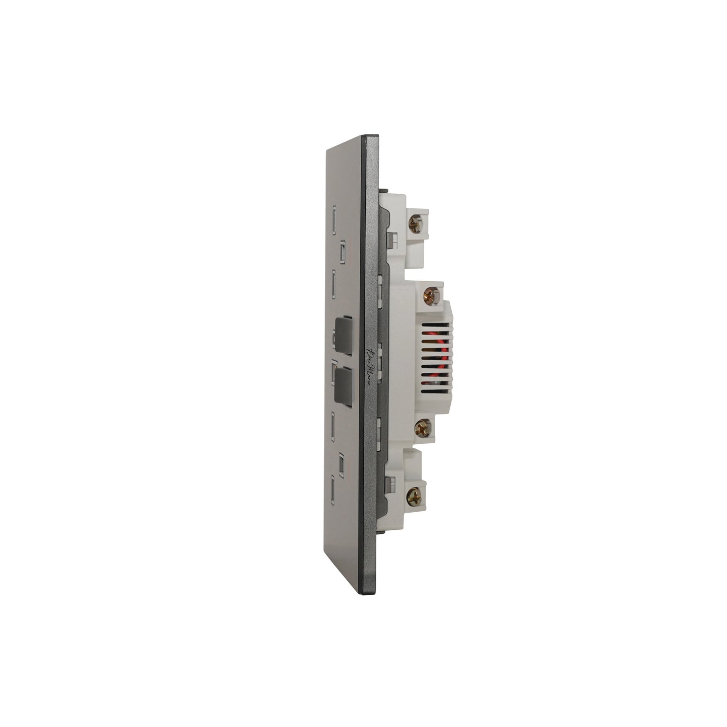 Double UK Socket 13A – USB + Type-C (5V 2.1A) – Ultra Thin Acrylic Glass